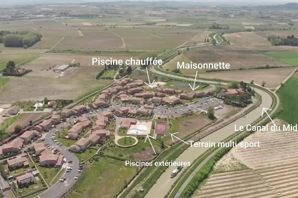 Un Bol D'Air Frais Et De Soleil Entre Campagne Et Plage Villa Béziers Kültér fotó